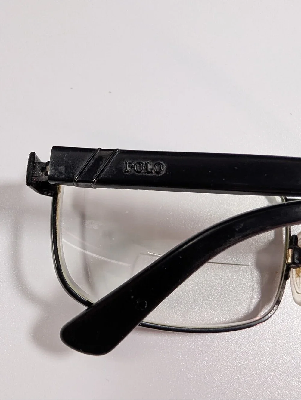 Polo Ralph Lauren Mens 58mm Black PH3086 9038 71 Metal Rectangle Eyeglass Frames